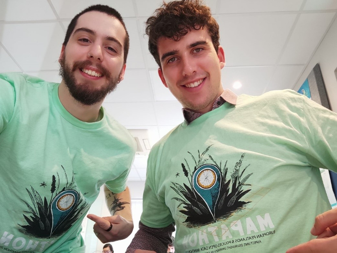 The French team « Les Tourbeux » starring Théo Bizart-Duch (left) and Hugo Lachater (right) full of enthusiasm to take on the challenge.